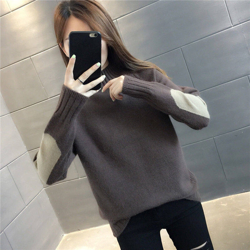 New Half Turtleneck Sweater Women's 