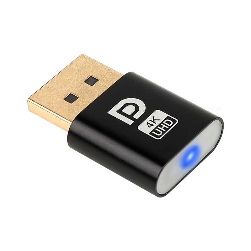 DP Dummy Plug Virtual Display Adapter Edid Headless DP 4k Display Emulator Virtual Displayport Accessories Ghost
