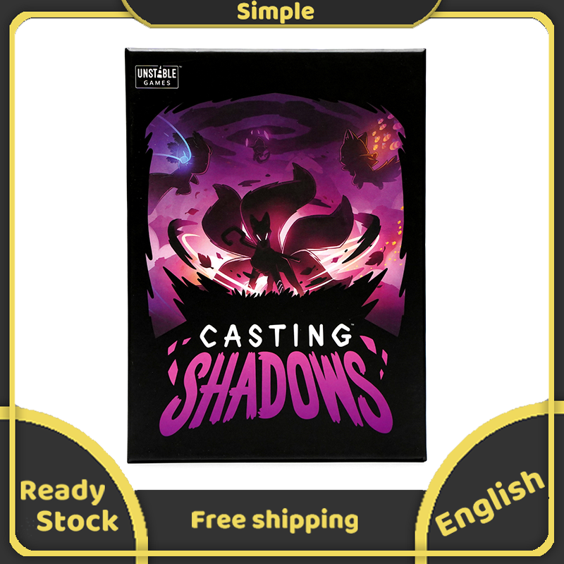Casting Shadows Board Game + Strom Expansion Pack English Version 2-4 Players Board Game