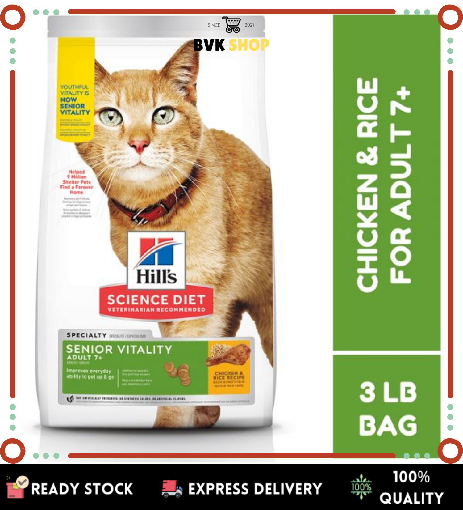 hill's science diet youthful vitality cat