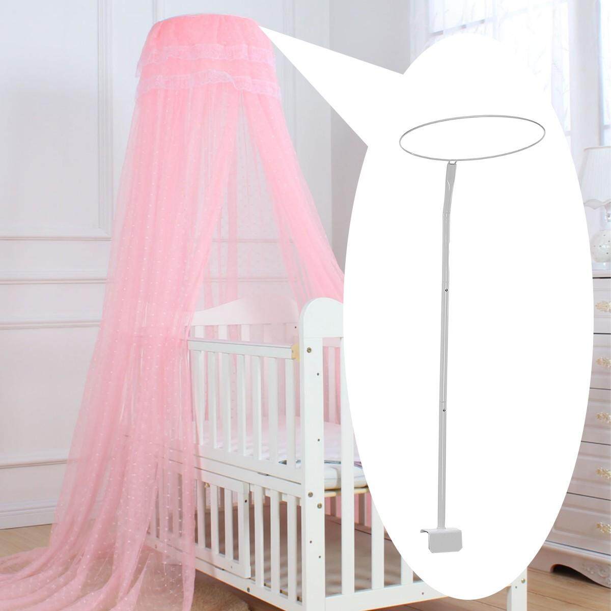 Bedding Baby Crib Summer Canopy Mosquito Net Cot Drape Chiffon