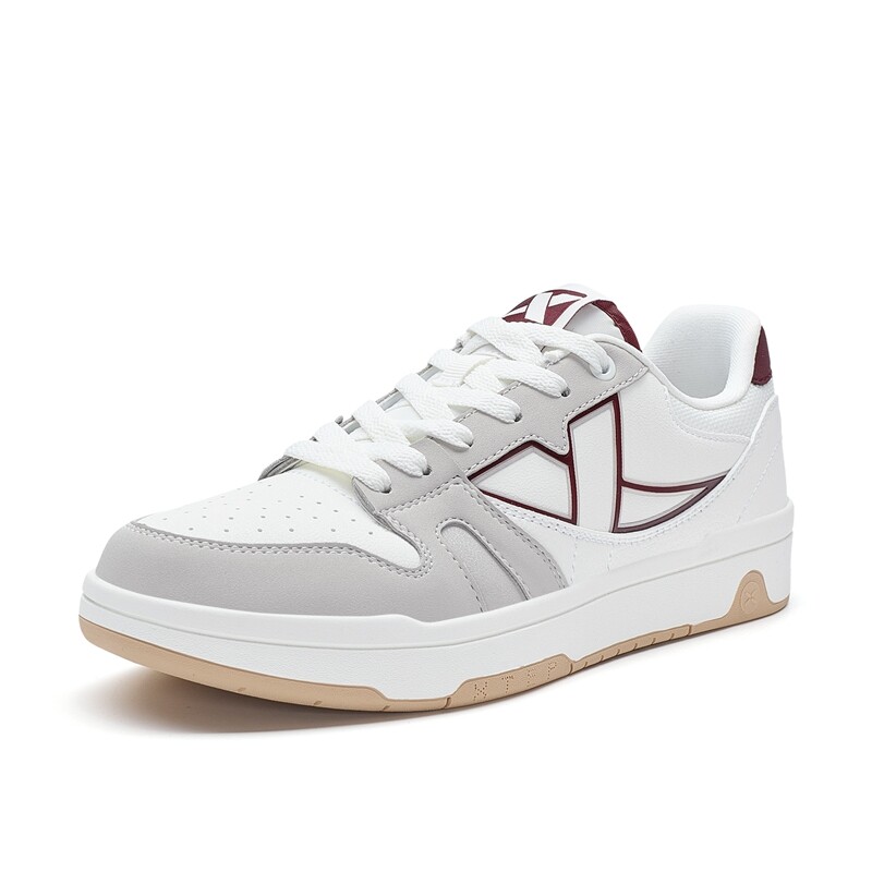 Xtep Women's Sports Sneakers new fashion net yarn stitching female casual shoes trend comfortable non-slip thick sports shoes 876218310026