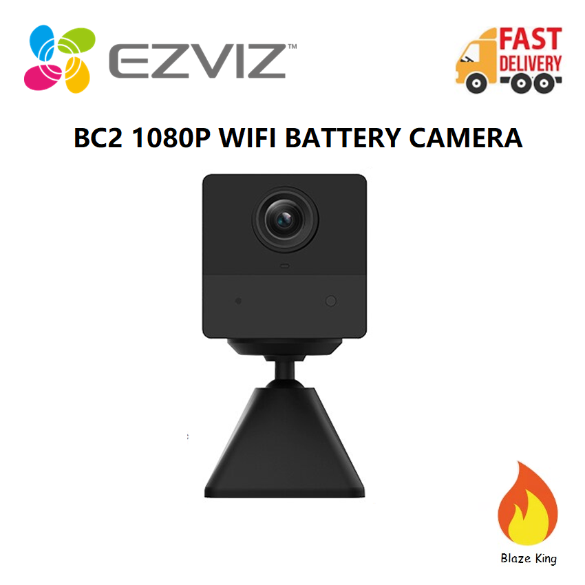 EZVIZ BC2 1080P Mini Palm-Sized Camera Wi-Fi Smart Home Indoor Battery ...