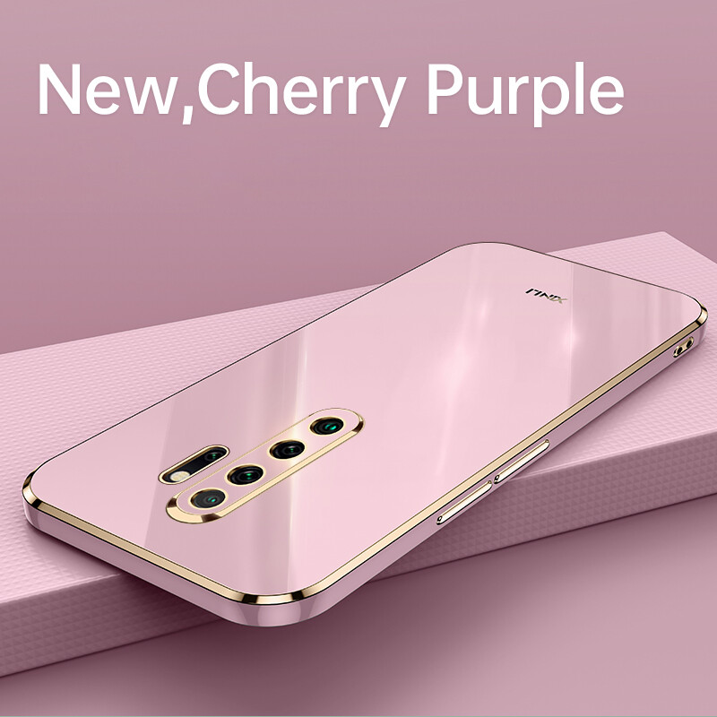 YBD Plating phone Case For Xiaomi Redmi Note 8 Pro Redmi 9 Prime Xiaomi POCO M2 casing,Precise Camera Protection cases Luxury Straight Edge Cover