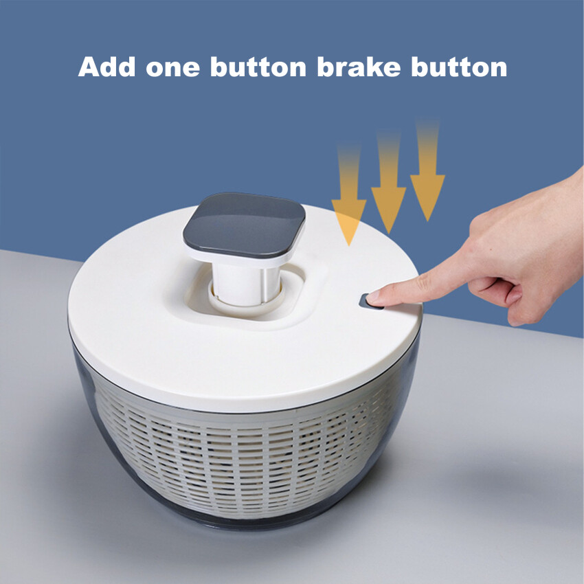 Press Type Vegetable Dehydrator Fruit Dryer Household Large Capacity Dehydrator Kitchen Accessories Drain Salad Basket Gadgets