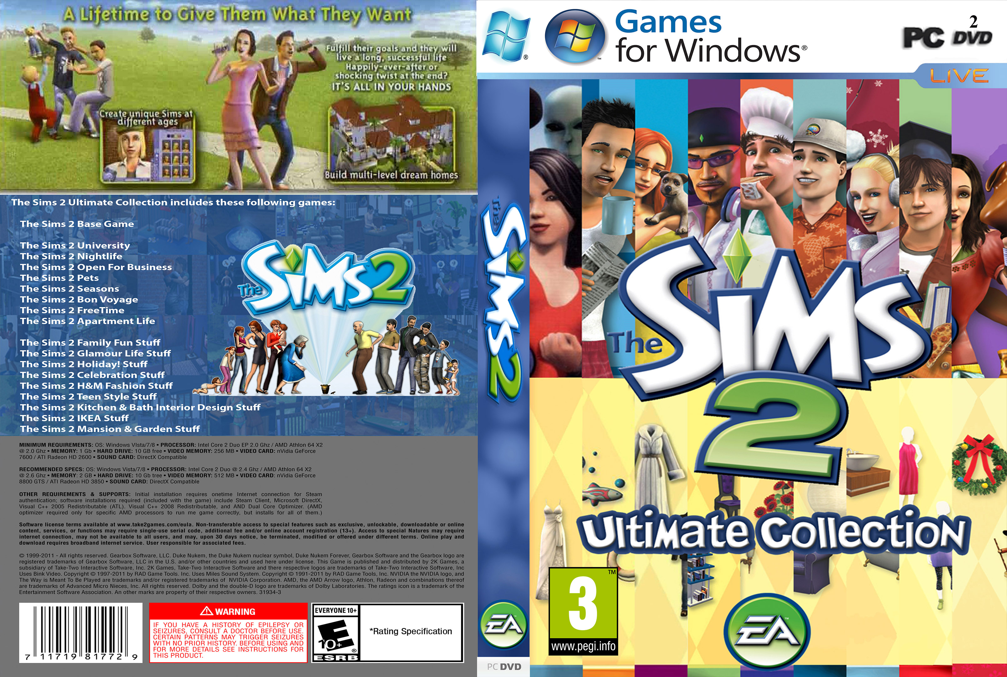 thumbnail image 2 of The Sims 2 Ultimate Collection – PC Download – No Disc Or Login Needed – Works On Windows 11/10/8/7 2 of 3