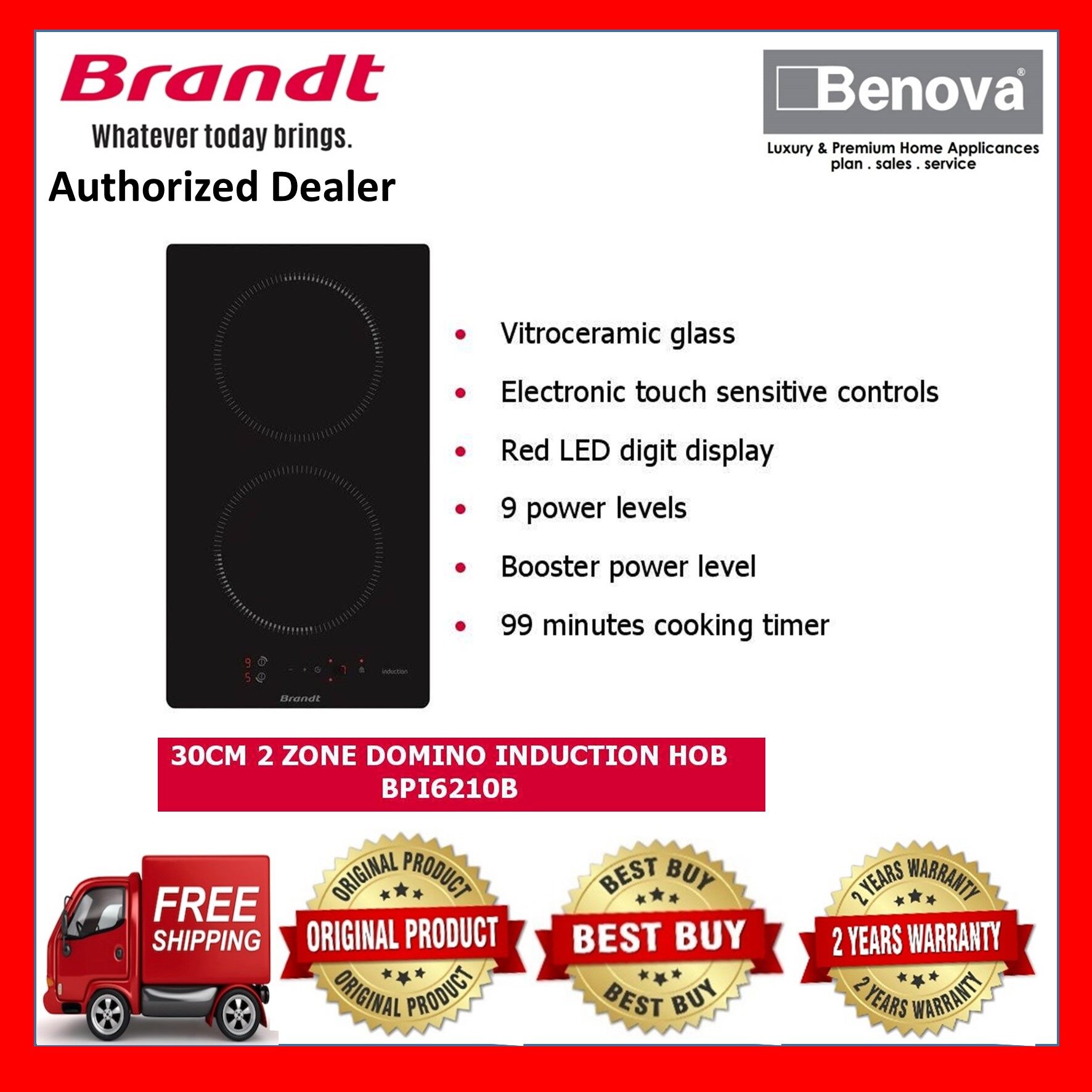 brandt bpi6210b induction hob