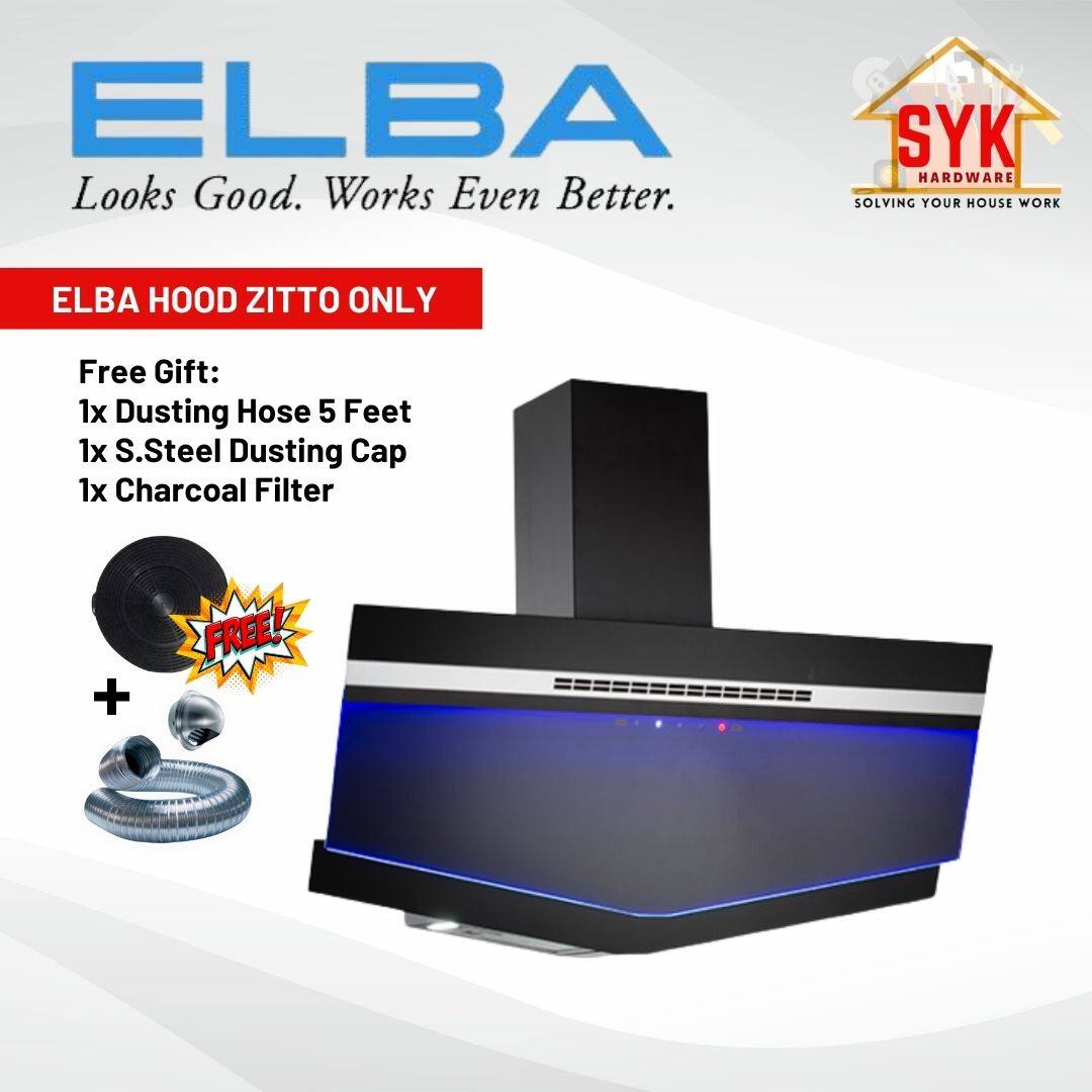 SYK ELBA HOOD EHM9138ST(BK) ZITTO Designer Cooker Hood Kitchen Hood and Hob EGHM8442G(BK