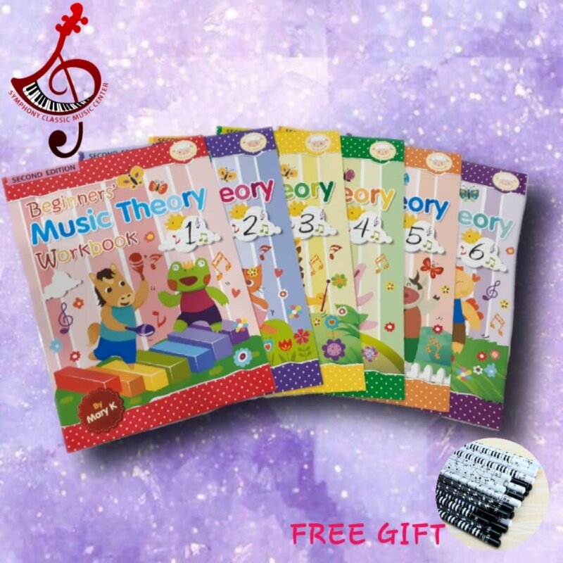 Beginners Music Theory Workbooks 1-6 by Mary K Malaysia