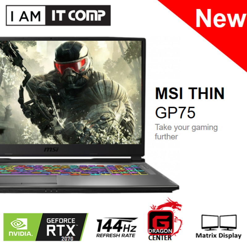 MSI Leopard GP75 10SFK-409 17.3 144HZ Gaming Laptop (i7-10750H/16GB/1TB/RTX2070 8GB/W10) FOC MSI GAMING BACKPACK Malaysia