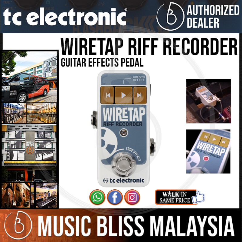 TC Electronic WireTap Riff Recorder Guitar Effects Pedal Malaysia