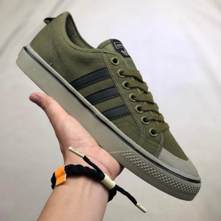 army green color shoes