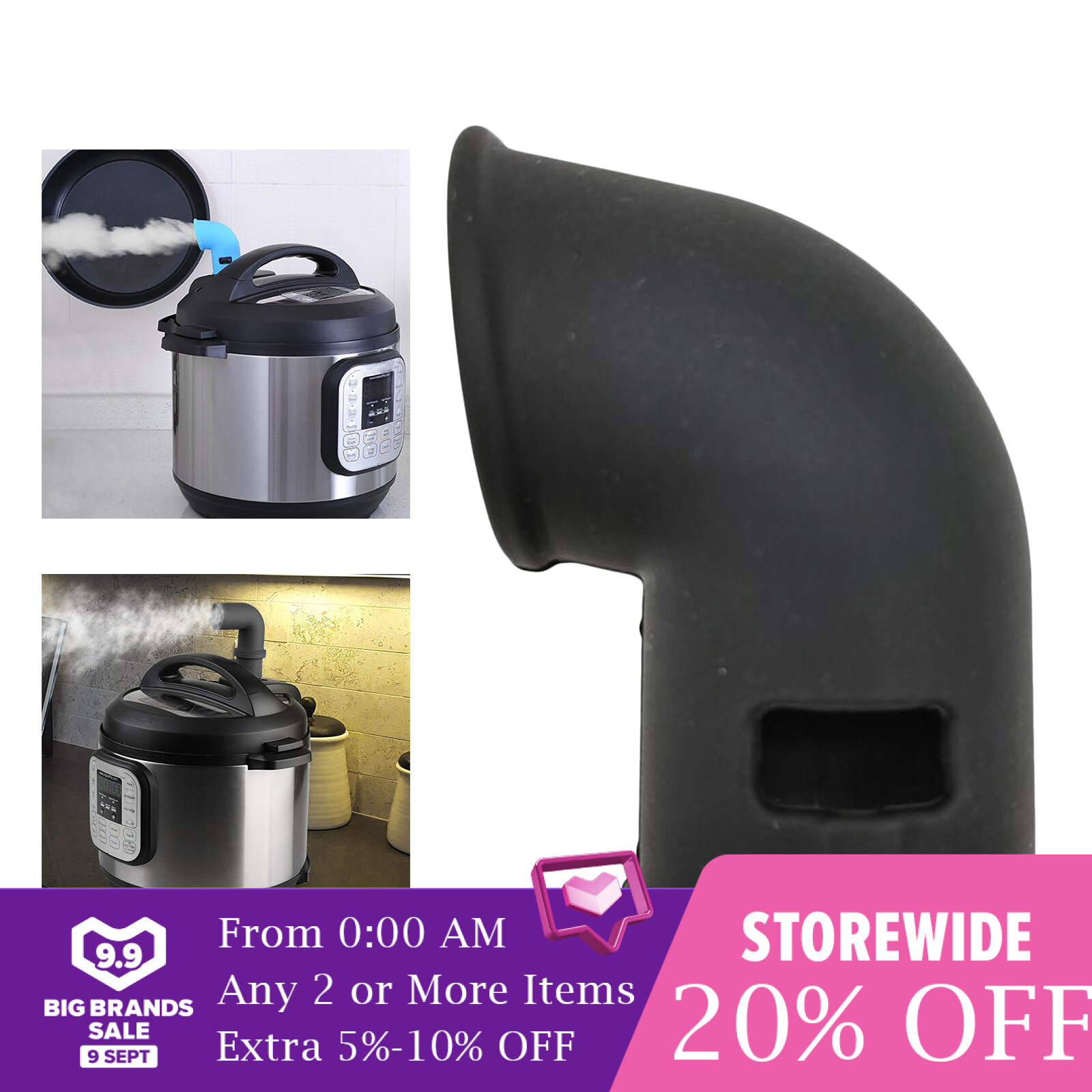 Instant pot steam release diverter hot sale