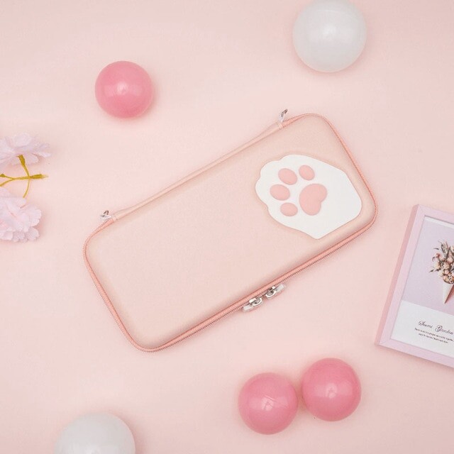 Nintendo Switch Case Cat Claw CP Storage Bag NS Silicone Hard Shell Cover Box For Switch Lite Game Console Accessories