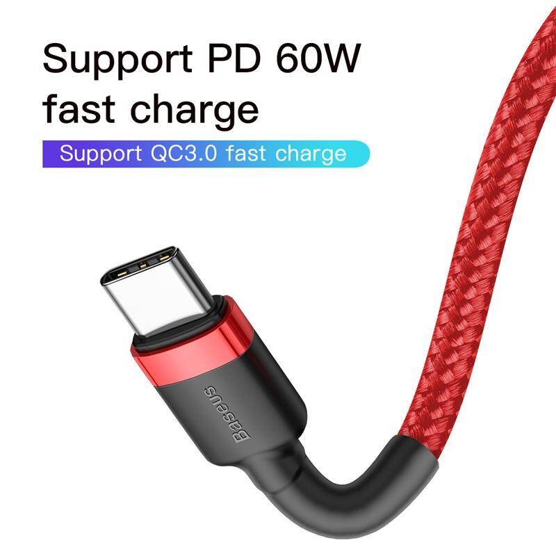 Cáp Chuyển Đổi Baseus Chuyển Từ Cổng USB Type C Sang Type C Cổng Sạc Nhanh 4.0 Độ Cho Redmi Note 7 Pro Cáp USB-C Cho Samsung S8 S9