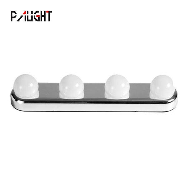 PAlight 4 Bóng Đèn LED Gương Trang Điểm Sáng Hút Lắp Đặt Bàn trang điểm Vanity Ánh Sáng Đèn Tường