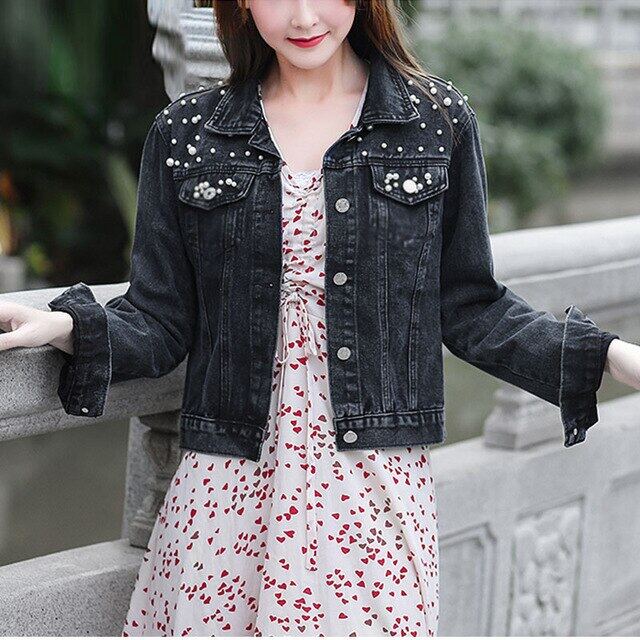 white wash denim jacket