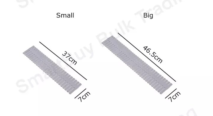 4 PCS Adjustable Clapboard Drawer Divider Partition Storage Organizer Wardrobe Closet Separator For Underwear Socks Belt Office