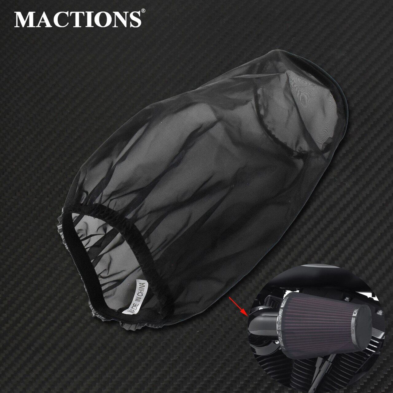 Motorcycle Waterproof Rain Sock Black Air Filter Rain Cover For Harley Tou Sportster XL 72 48 Dyna Softail Air Cleaner Kits