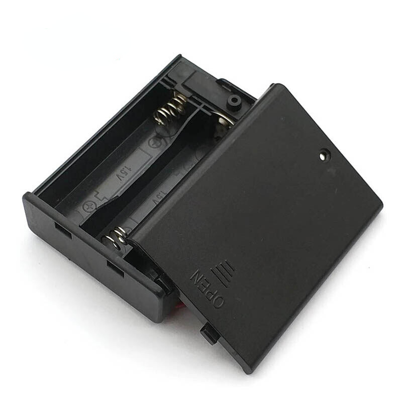 1PCS AA Battery Holder Box Case with Holder Box Case Switch DIY 3 Slot AA Battery