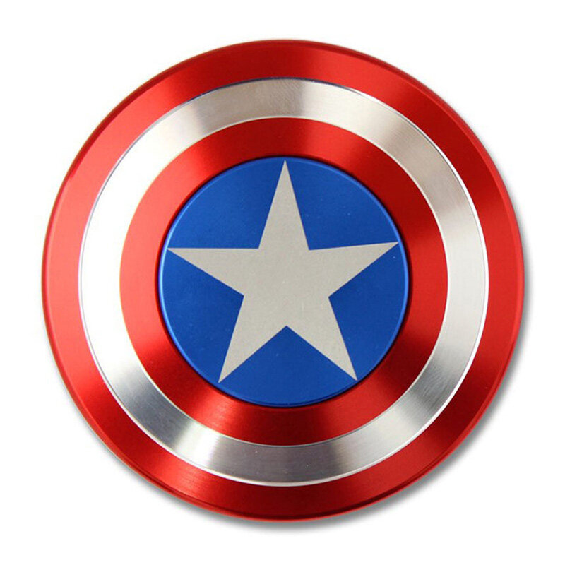 Fidget Spinner Shield Spinner Bearing Metal Fidget Red Spinner Stress Reliever Autism ADHD EDC Toys