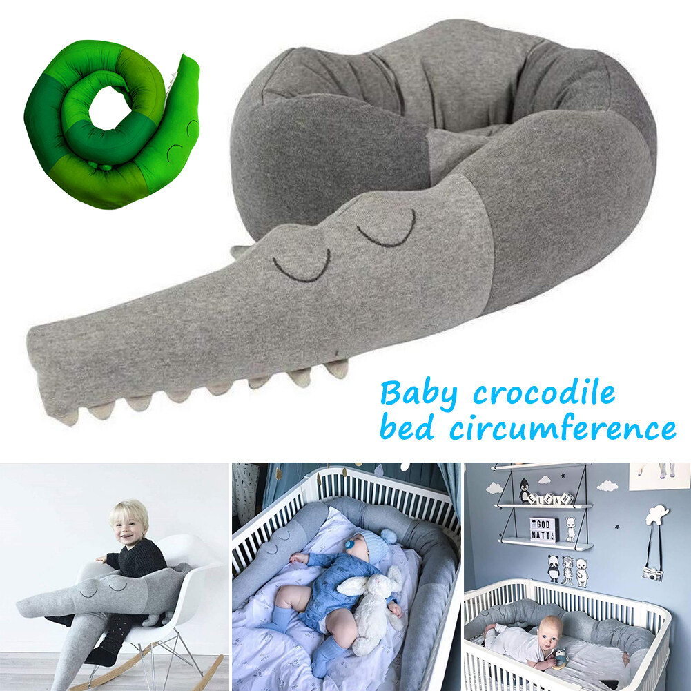 crocodile crib bumper