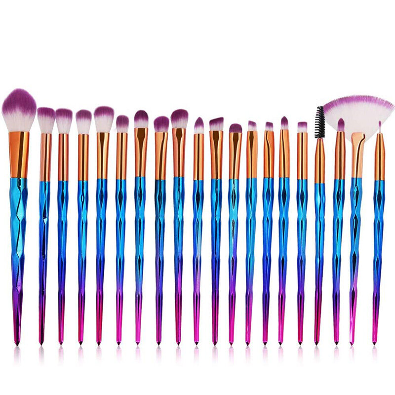 【LuckShops】20pcs Set Makeup Brush Set Makeup Brushes Kit Tools Professional Makeup Makeup Brushes Eyes Brush