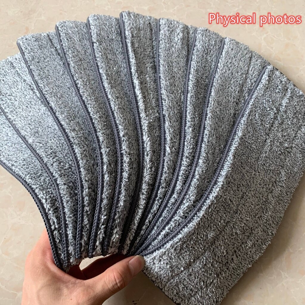 1/4 Cái Dụng Cụ Vệ Sinh Gia Dụng Cây Lau Nhà Vải Lau Dụng Cụ Thay Thế Bằng Vi Sợi Có Thể Giặt Được Đầu Cây Lau Nhà Bụi