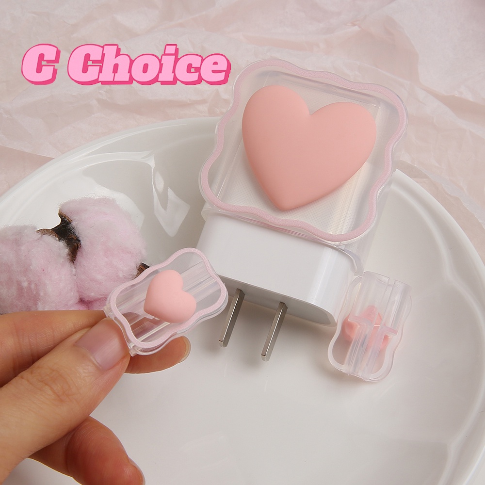INS Love Wave Pattern Compatible for iPhone Chargering Protector Cover 18w 20w for ipad chargering case Cable Protector Earphone Cord Protector Chargering for ip14promax 14pro 14 ip12 11pro [cchoice]