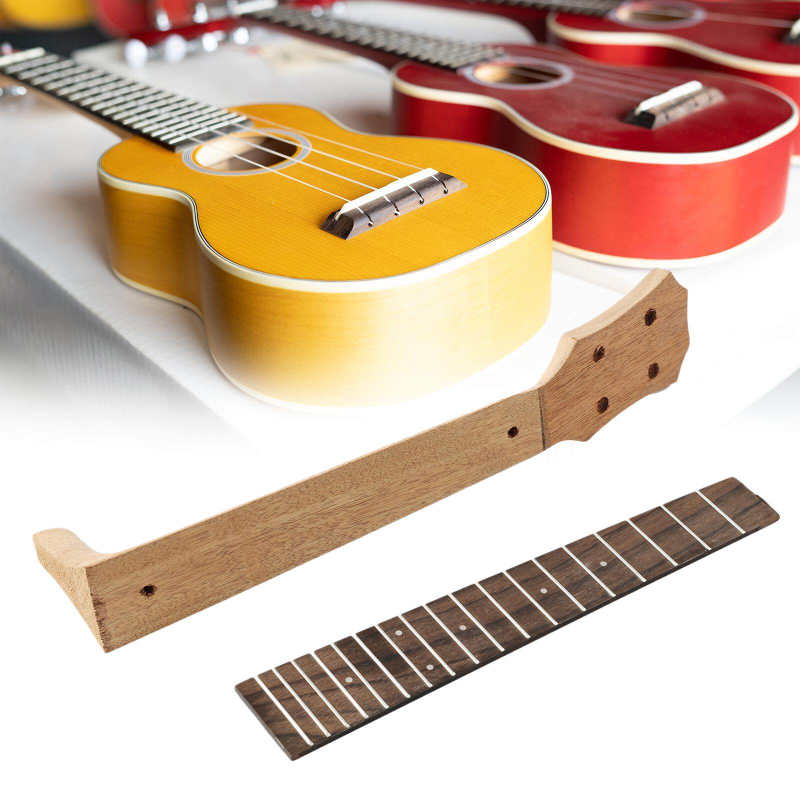 Baoblaze Mặt Phím Đàn Và Cổ Đàn Ukulele Mặt Phím Đàn Ukulele Tự Làm Phụ