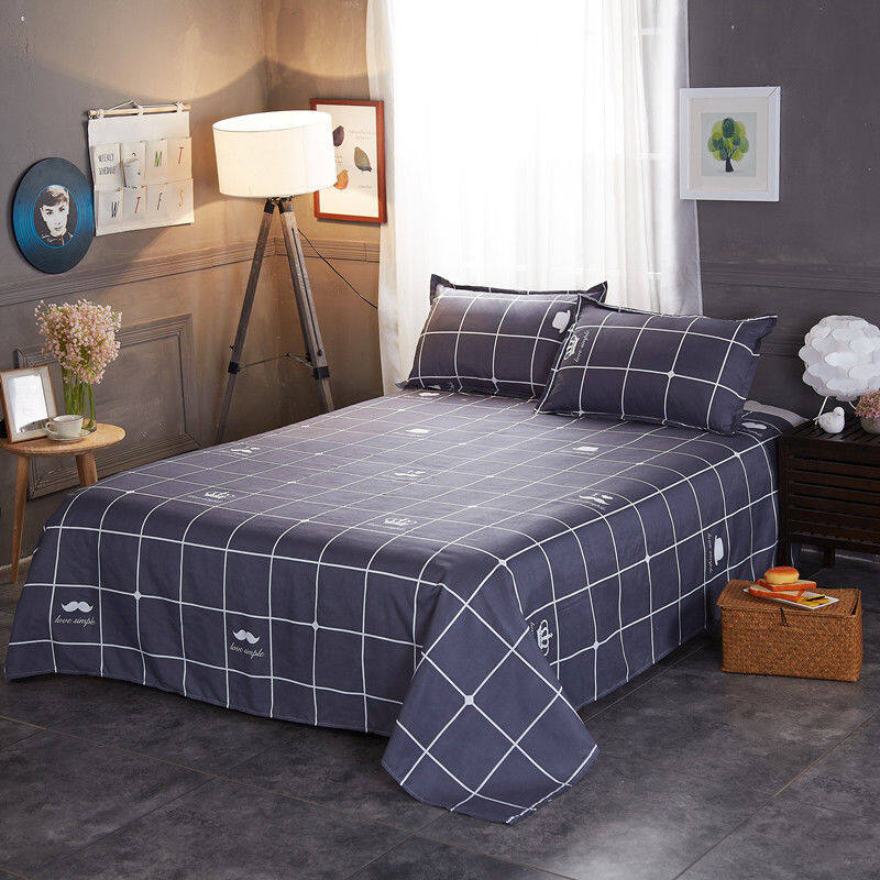 One Piece Bed Sheet Cartoon Fruit Sheet Double Student Dormitory Bedding Sheet In Summer