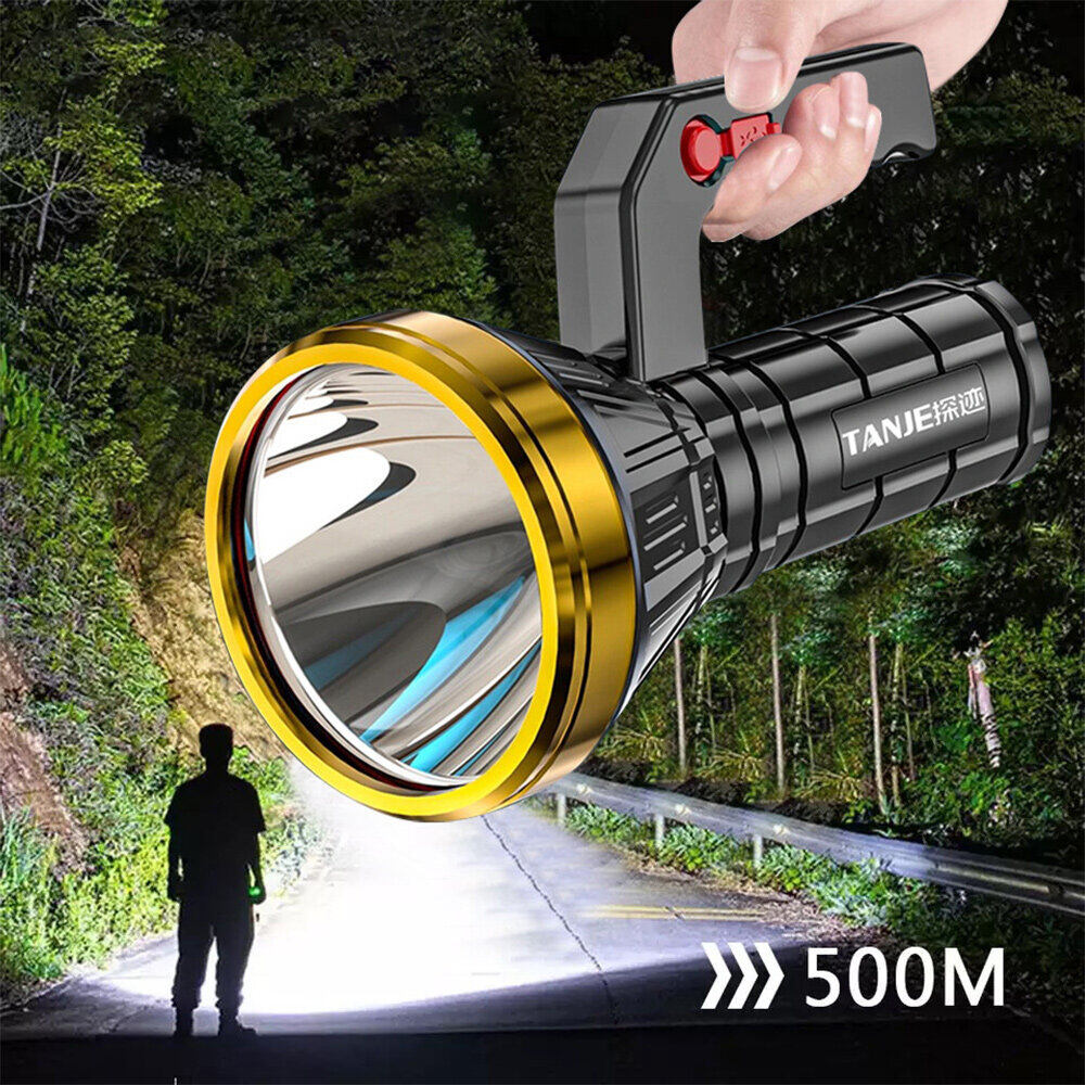 Ultrafire torchlight police searchlight long range flashlight rechargeable Searchlight led flash light rechargeable waterproof original emergency light for brown out flashlights super bright led light torch light work light XP-900