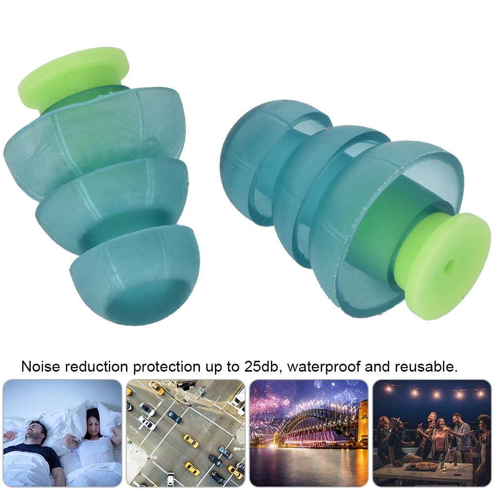 【Jianak】1 Cặp Nút Tai Silicon Nút Tai Chống Ồn Thoải Mái Để Học Giấc Ngủ Nút Tai