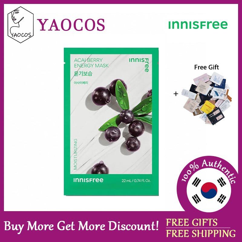 [Innisfree] Mặt Nạ năng lượng 1ea 22ml