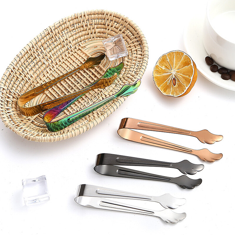 Ice Cube Clip Sugar Tong Bar Ice-cube Picker Clamp Kitchen Accessory