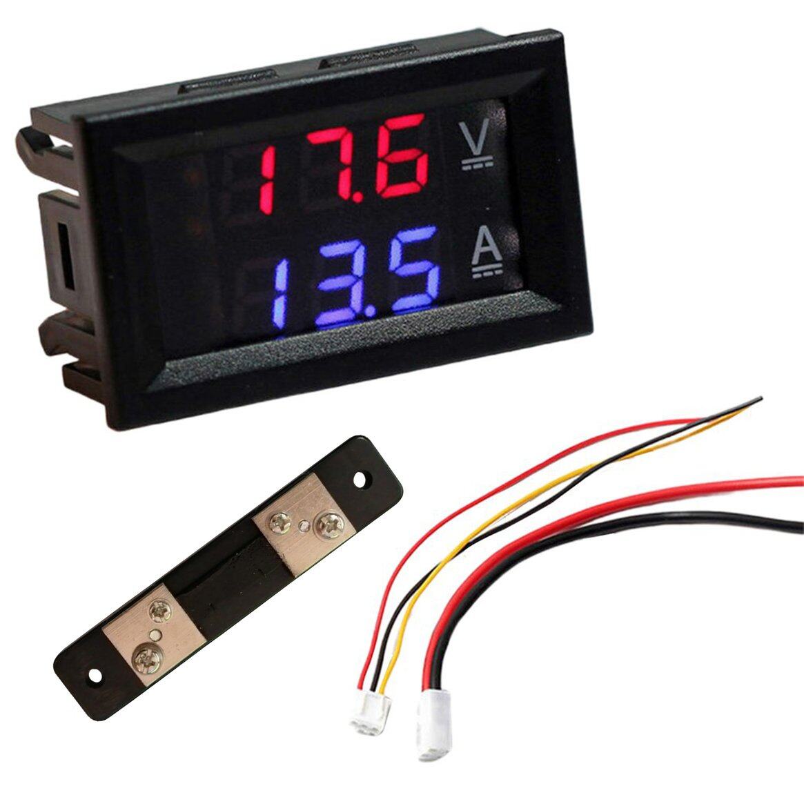 Best Price Led Digital Voltmeter Ammeter Us Dc 100V 10/50 / 100A