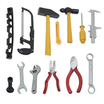 Lightsmile 14pcs Construction Pretend Play Tool Sets Kids Diy