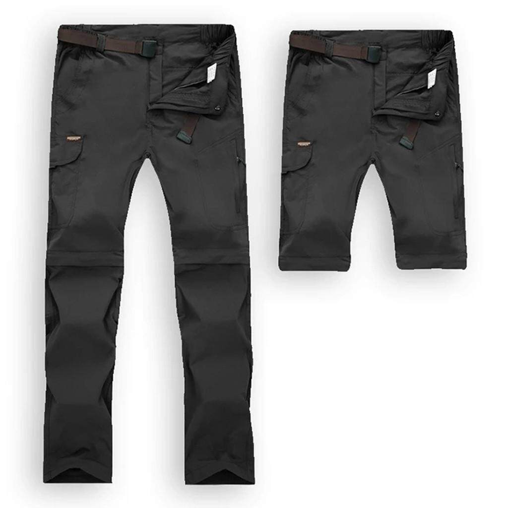 SANKE Mens Quick Drying Breathable Activewear Convertible Traveling Cargo Pants
