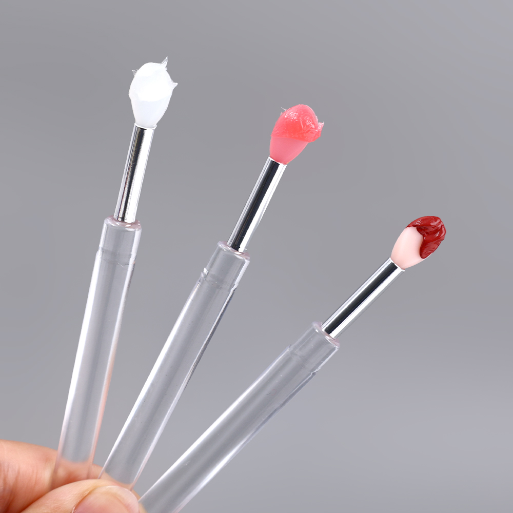 Bộ Cọ Môi Silicon Cọ Trang Điểm Môi Mini Cầm Tay Cọ Đắp Mặt Nạ Môi Mềm Có Thể Tái Sử Dụng Dụng Cụ Trang Điểm