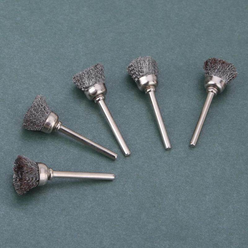 10pcs Stainless Steel Wire Wheel Brushes Set Kit Dremel Accessories For Mini Drill Rotary Tools Polishing Dremel Brush