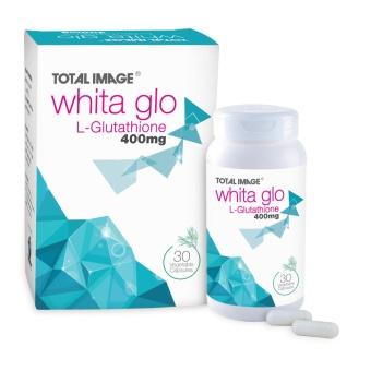 total image whita glo l glutathione TOTAL IMAGE WHITA GLO L-GLUTATHIONE 400MG 30'S (Suplemen Pemutih Kulit /  Supplement for skin whitening)