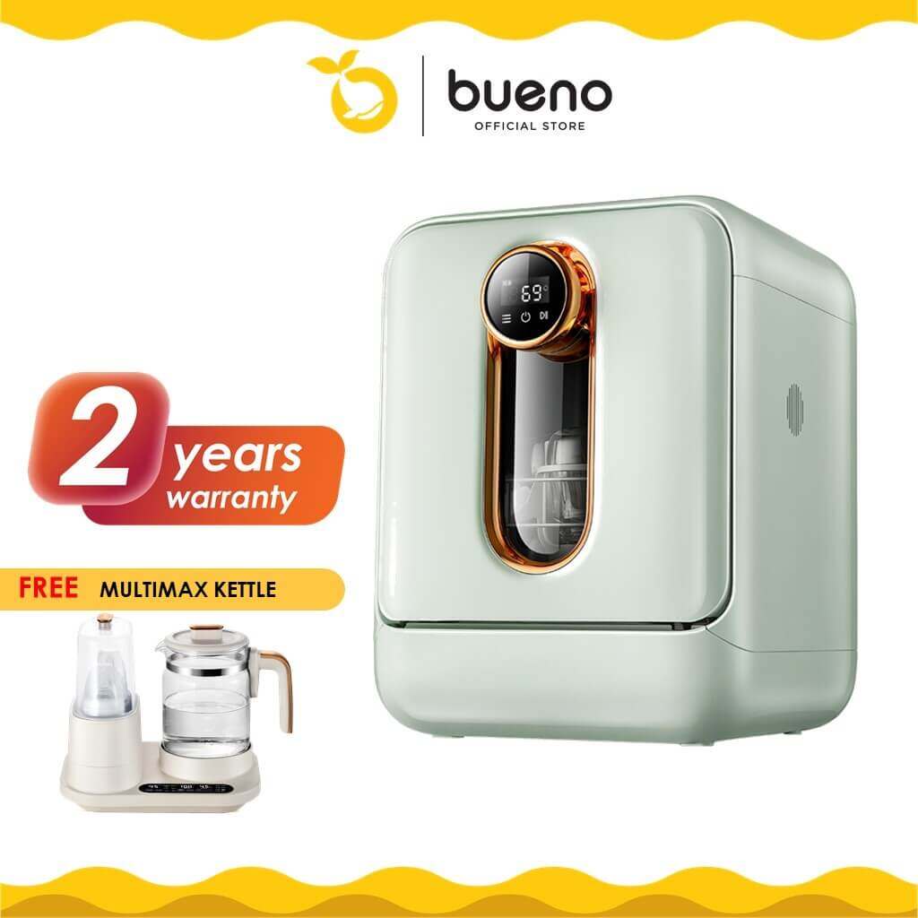 Bueno MultiSaver All in One Baby Bottle Washer & UV Sterilizer (Free Multimax Kettle Warmer