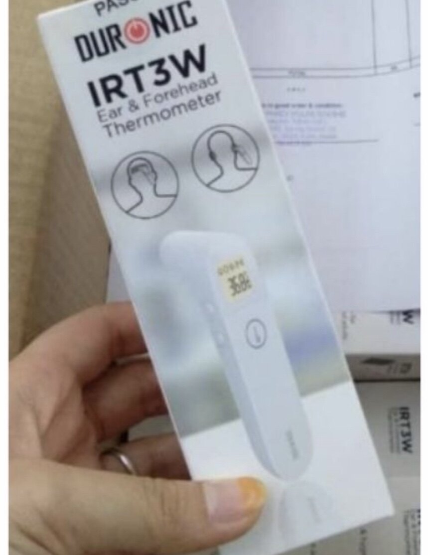 Memory Function Instant Accurate Results Non-Contact Digital Infrared Medical Thermometer for Baby//Child//Adult /& Objects Duronic Ear and Forehead 3-in-1 Thermometer IRT3W Easy Operation