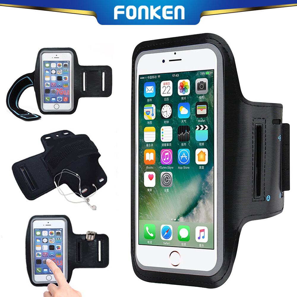 FONKEN Túi Đựng Điện Thoại Di Động Ngoài Trời Túi Đeo Cánh Tay Túi Đeo