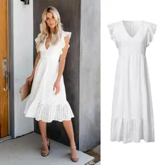 women's short sleeve casual dresses