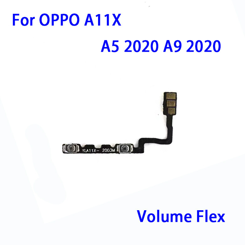 For OPPO A11 A11X A5 2020 A9 2020 Power on / off Switch Button Side Volume Up Down Buttons Flex Cable Replacement Parts