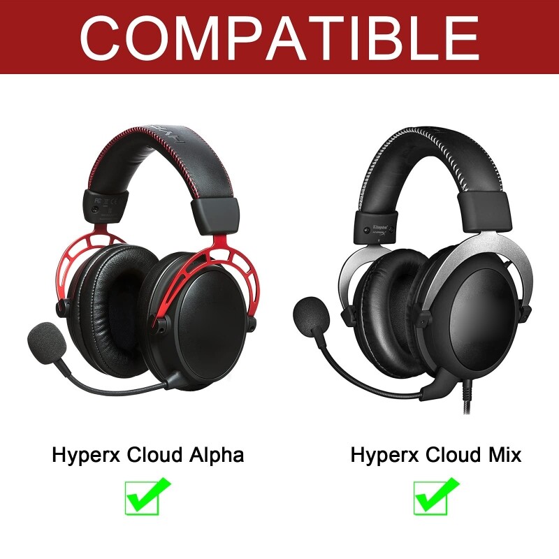【Hàng Có Sẵn】 Cáp Tai Nghe Chơi Game HyperX Cloud For Alpha Cáp Thay Thế Bện Nylon