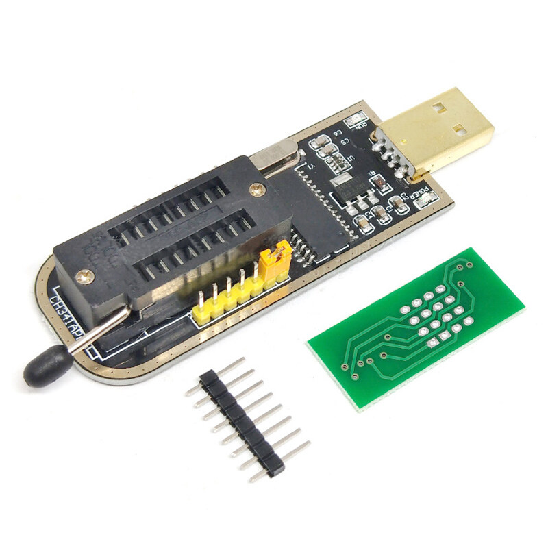 Bộ Lập Trình USB BIOS EEPROM Flash CH341A 24 25 Series Với Phần Mềm & Trình Điều Khiển