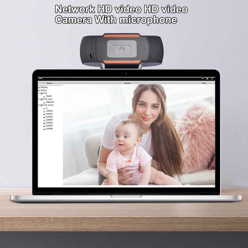 mini Built-in Mic Webcam Web Camera HD 1080P Cam Digital Video Webcamera with CMOS Image for Computer PC Desktop Laptop Portable