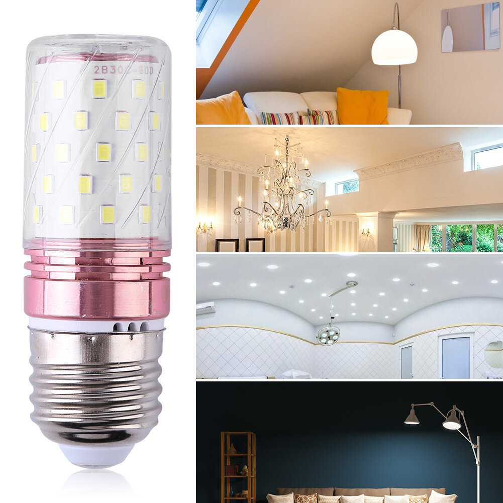 E27 220V LED Corn Light Bulb 360 Degree Beam Angle Replace Lamp White Light